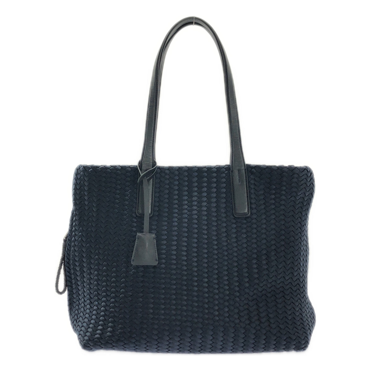 P.i.d / ピーアイディー | レザーハンドル メッシュ トートバック / ロゴチャーム |