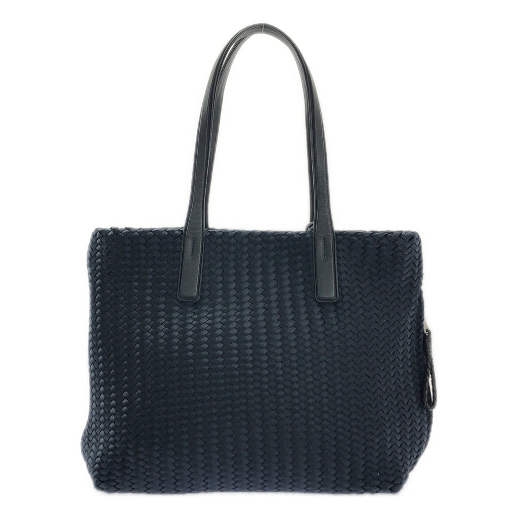 P.i.d / ピーアイディー | レザーハンドル メッシュ トートバック / ロゴチャーム |