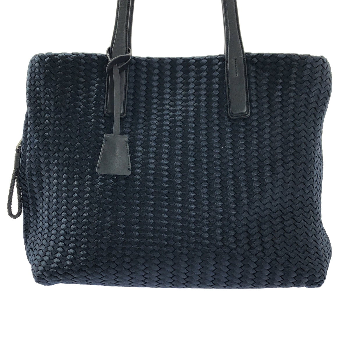 P.i.d / ピーアイディー | レザーハンドル メッシュ トートバック / ロゴチャーム |