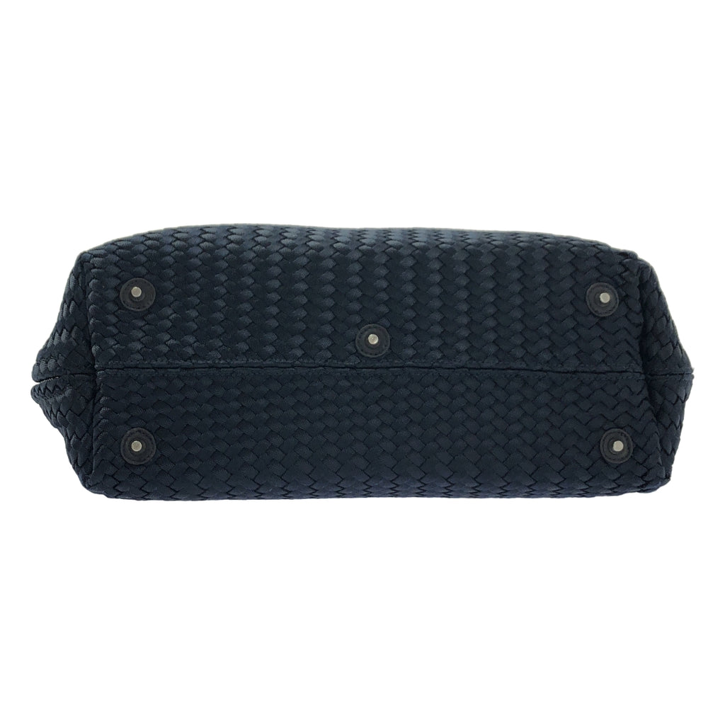 P.i.d / ピーアイディー | レザーハンドル メッシュ トートバック / ロゴチャーム |