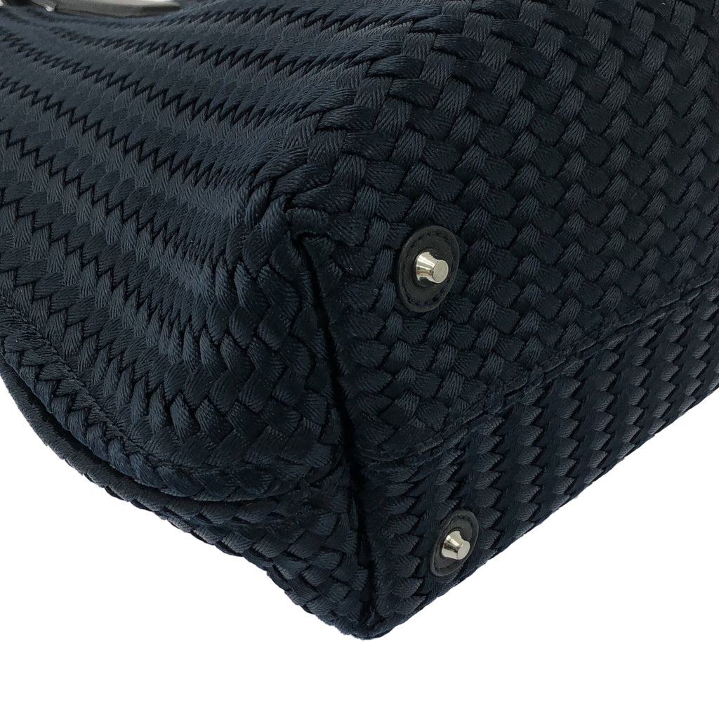 P.i.d / ピーアイディー | レザーハンドル メッシュ トートバック / ロゴチャーム |