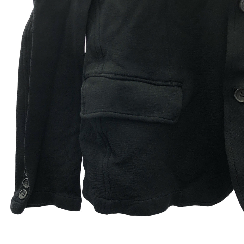 COMME des GARCONS HOMME / 콤데 갤슨 옴므 | 2008SS | 제품 염색 폴리 축융 2B 테일러드 재킷 | S | 블랙 |