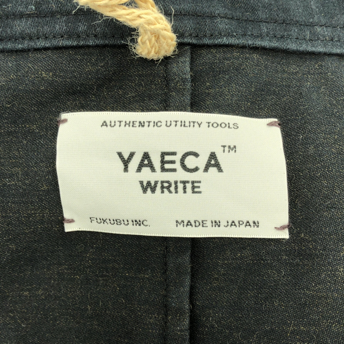 YAECA WRITE | 一體成型連身褲 | 164002 | 男款