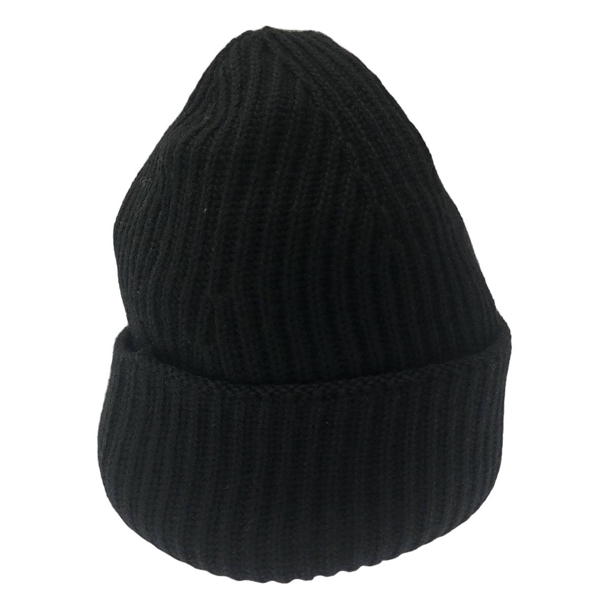 MAISON KITSUNE / 메종 여우 | 2022AW | 리브 니트 캡 | F | 블랙 | 남성