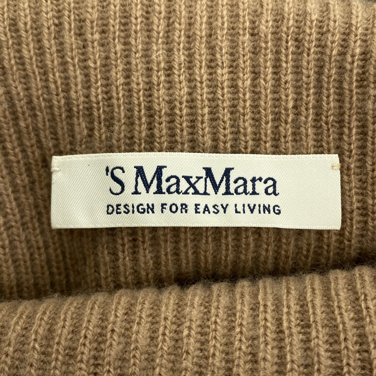 S MAX MARA / 에스맥스 마라 | 울 캐시미어 리브 터틀넥 원피스 | S |