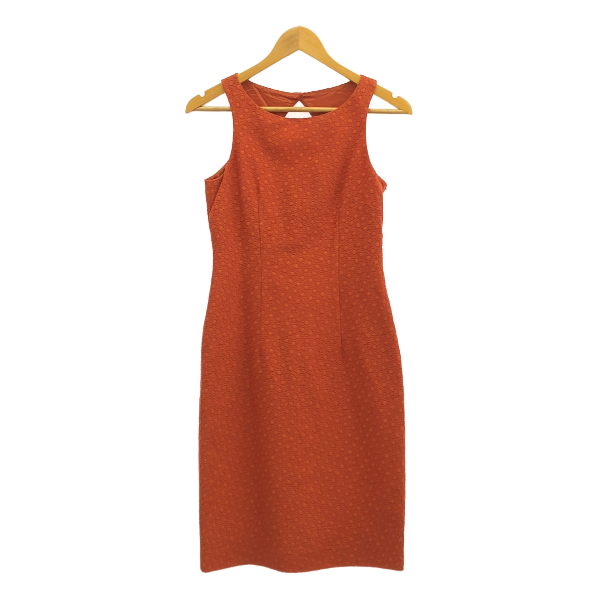 AGNONA | 刺繡側拉鍊洋裝 / 全襯裡 | 尺寸 40 | 橘色 | 女款