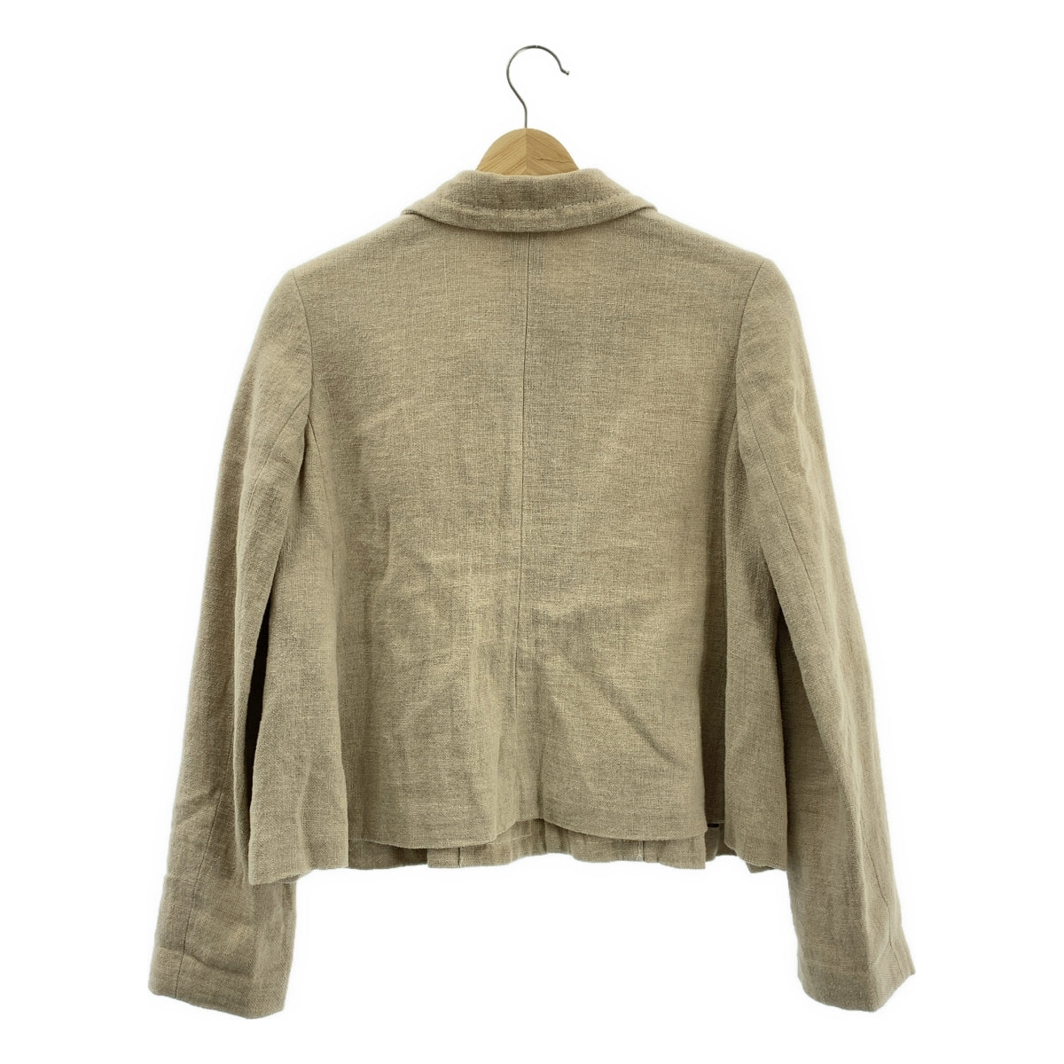 COMME des GARCONS COMME des GARCONS / コムコム | 2013SS | リネン ラウンドカラー ジャケット | XS | ベージュ | レディース