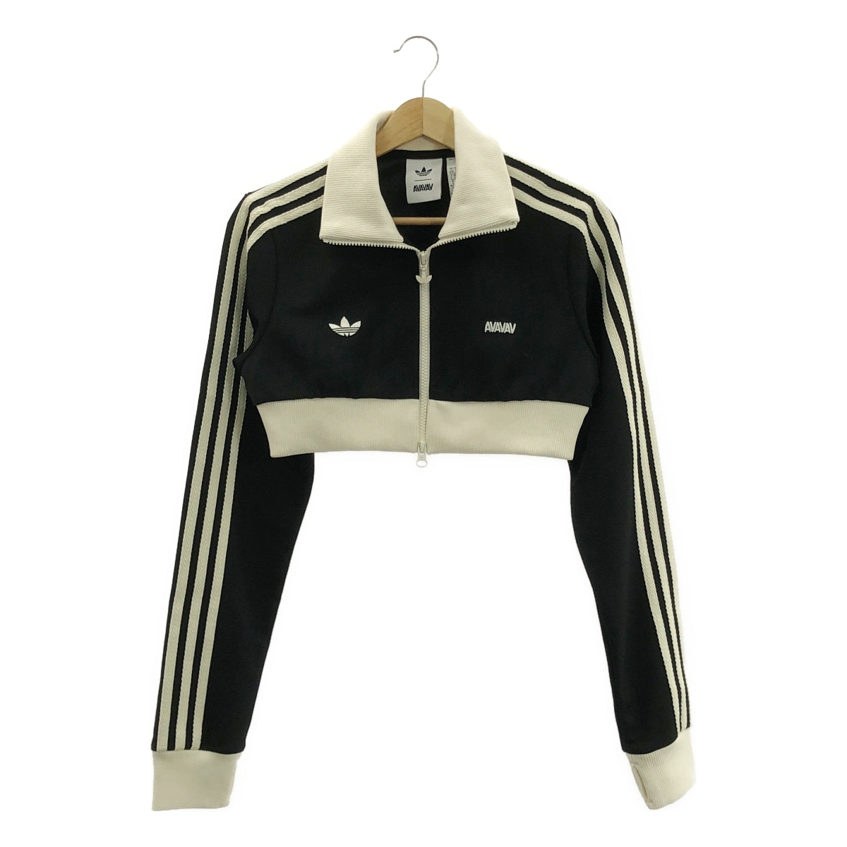 [類似新品] AVAVAV / Avavav | x adidas 短版 Firebird 運動上衣外套 | 小尺寸 | 黑色 | 女款