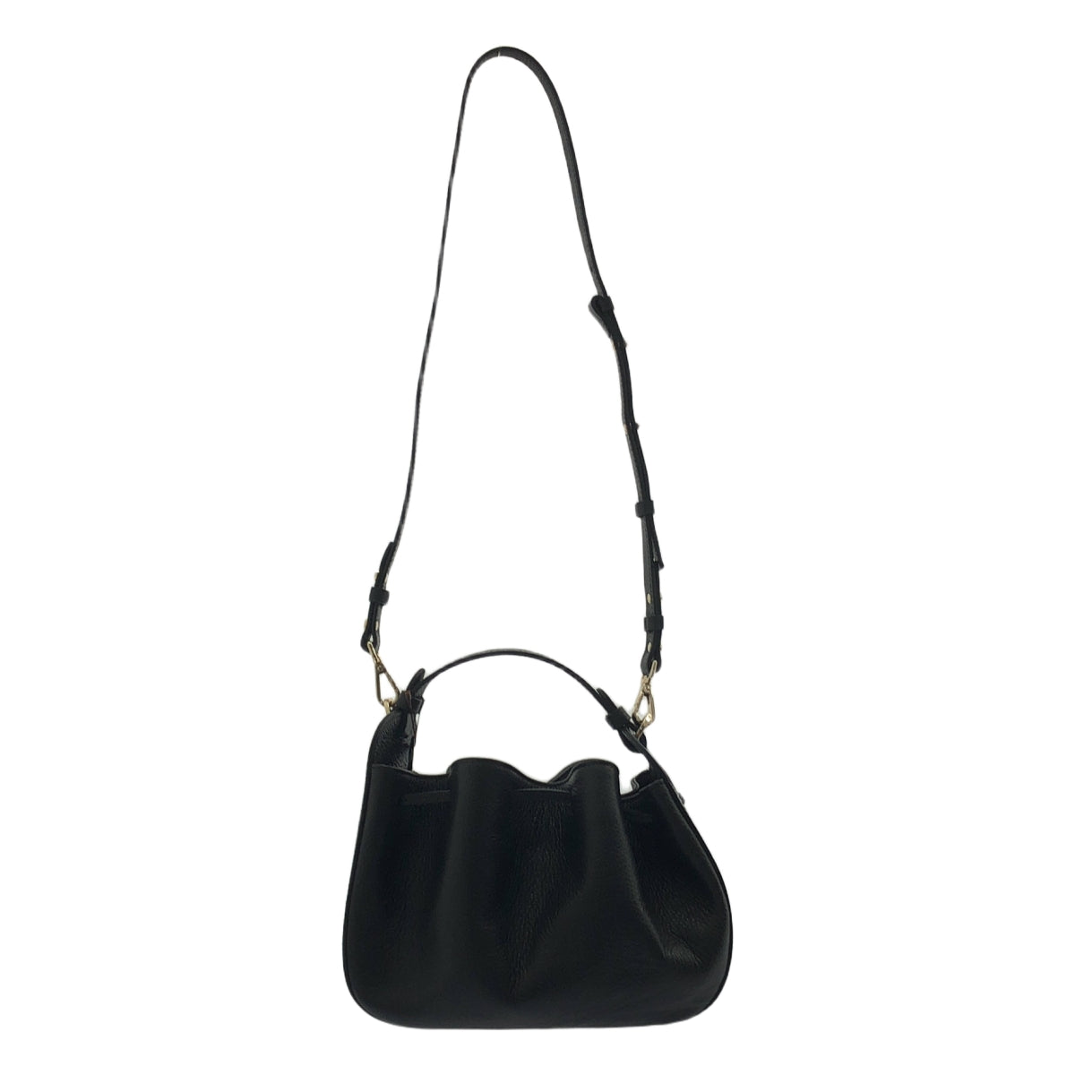 [新品] LORISTELLA | 皮革兩用單肩手提包 | 黑色 | 女款