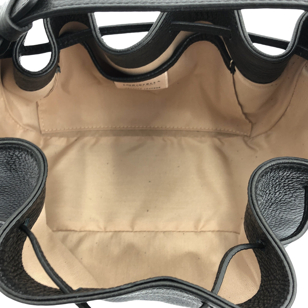 [新品] LORISTELLA | 皮革兩用單肩手提包 | 黑色 | 女款