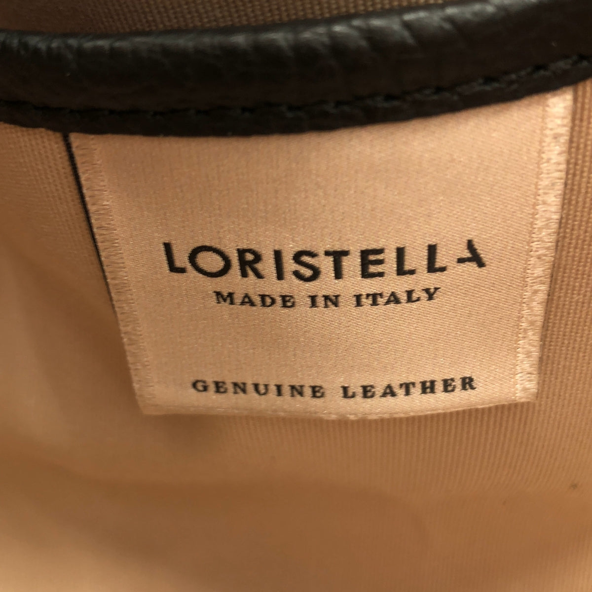 [新品] LORISTELLA | 皮革兩用單肩手提包 | 黑色 | 女款