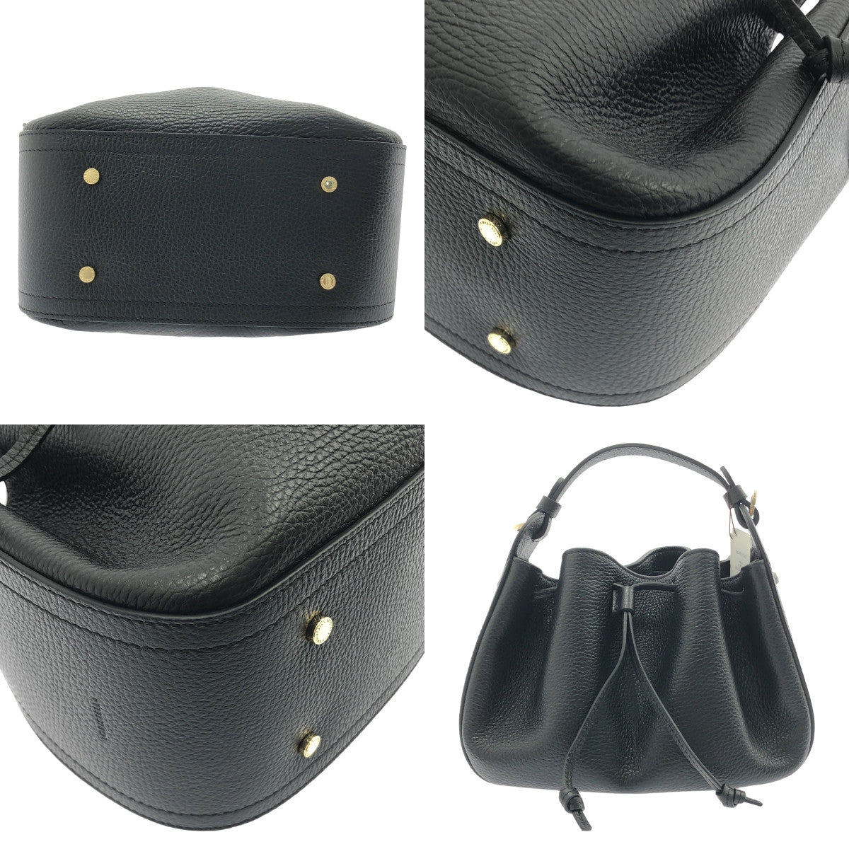 [新品] LORISTELLA | 皮革兩用單肩手提包 | 黑色 | 女款