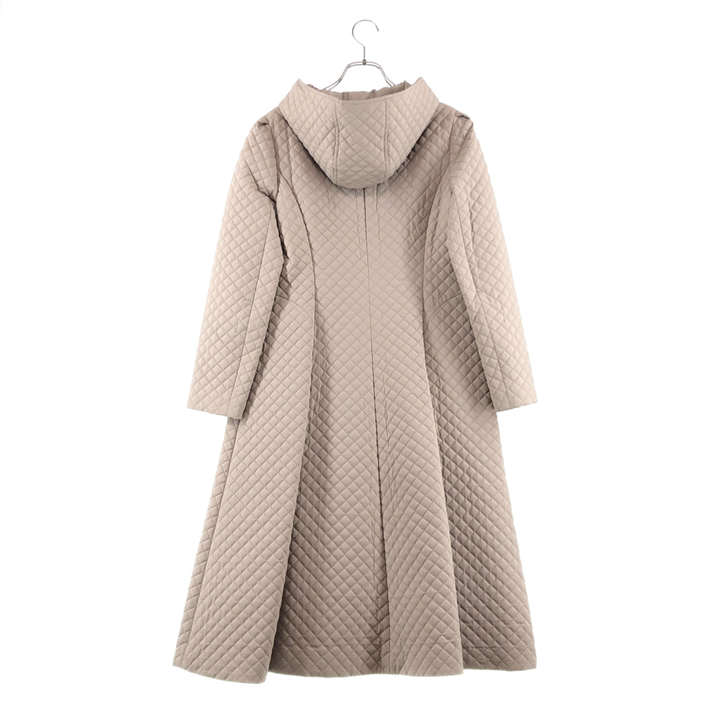 Rene / ルネ | キルティング ジップアップ フーディコート | 38 | レディース