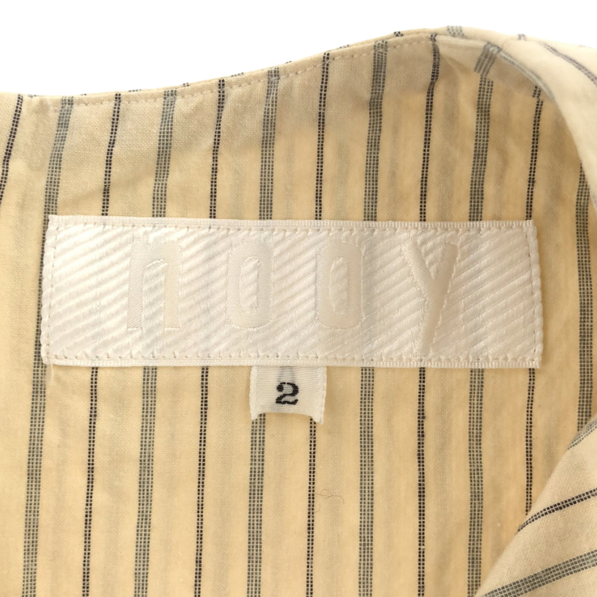 nooy |條紋無袖洋裝 | 2 |自然/灰色|女性的