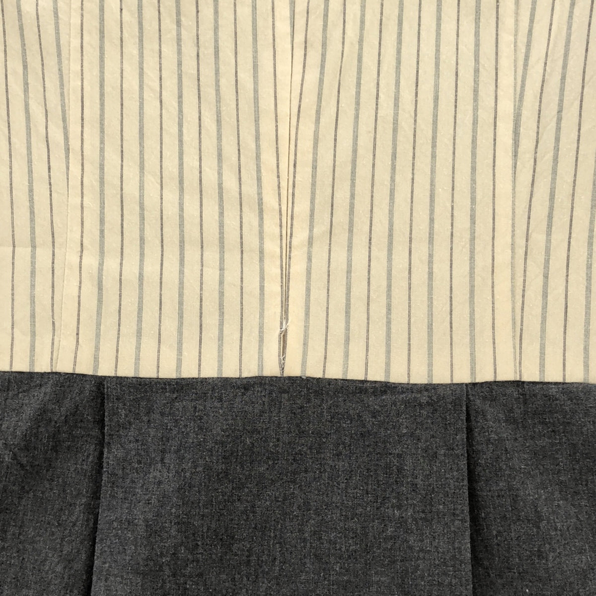 nooy / 누이 | 스트라이프 전환 민소매 원피스 | 2 | 자연 / 회색 | 여성