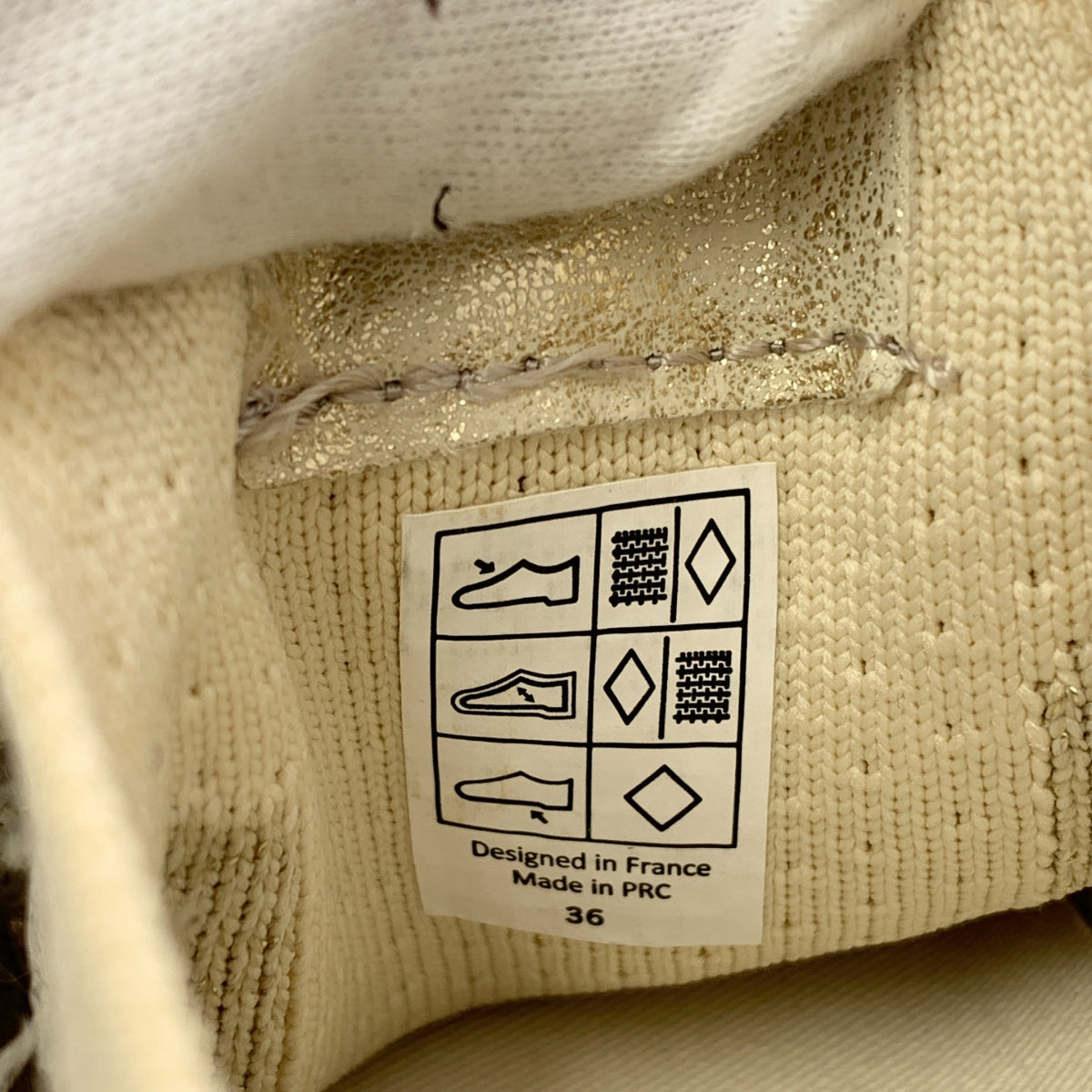 아니오 이름 / 이름 없음 | 로고 레이스 업 운동화 | 36 |