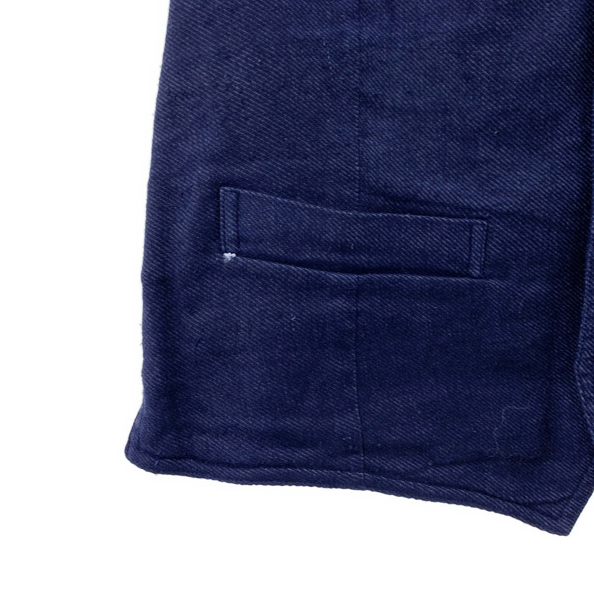 LARDINI / ラルディーニ | ブートニエール付き ウール リネン ジレ ベスト | 46 | メンズ