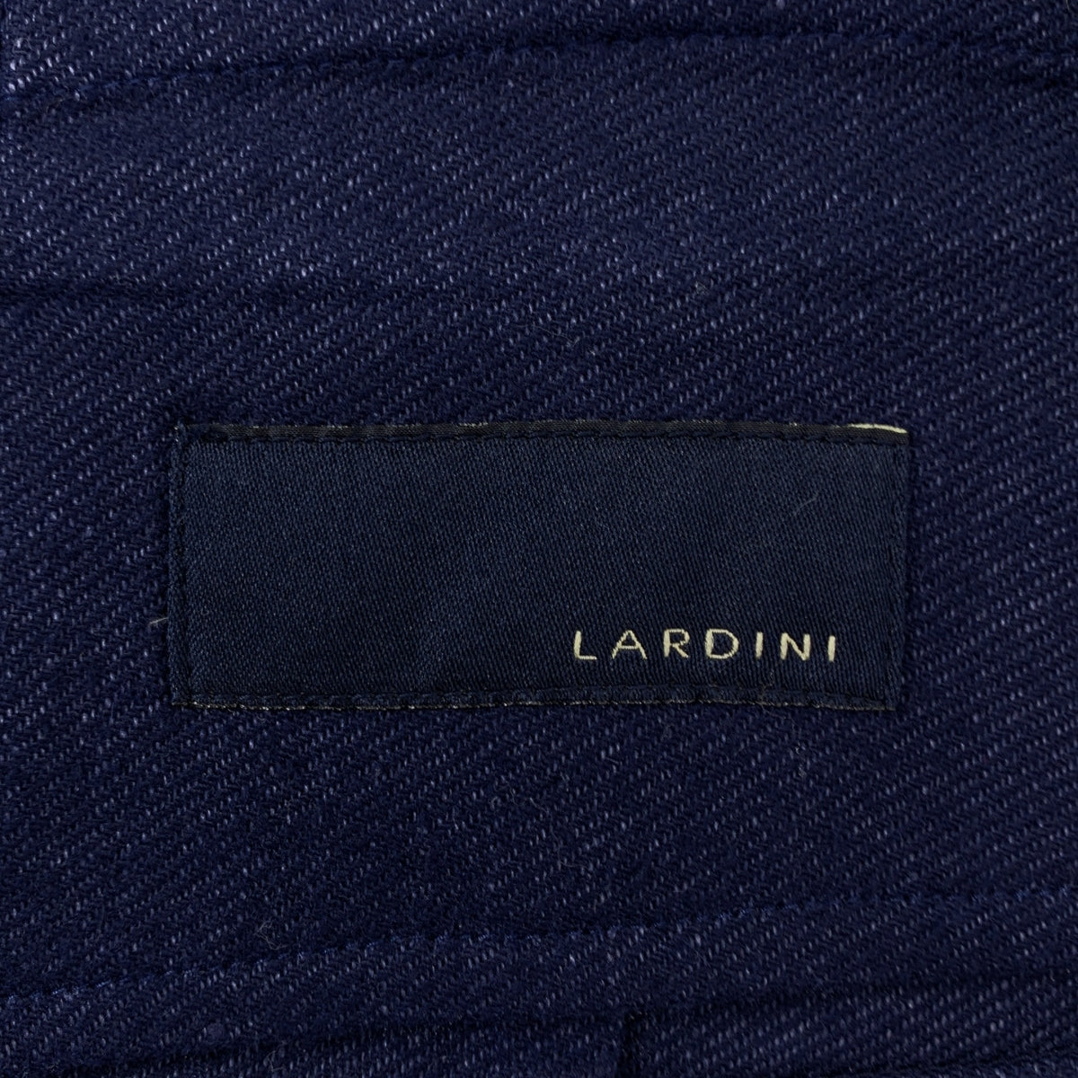 LARDINI / ラルディーニ | ブートニエール付き ウール リネン ジレ ベスト | 46 | メンズ