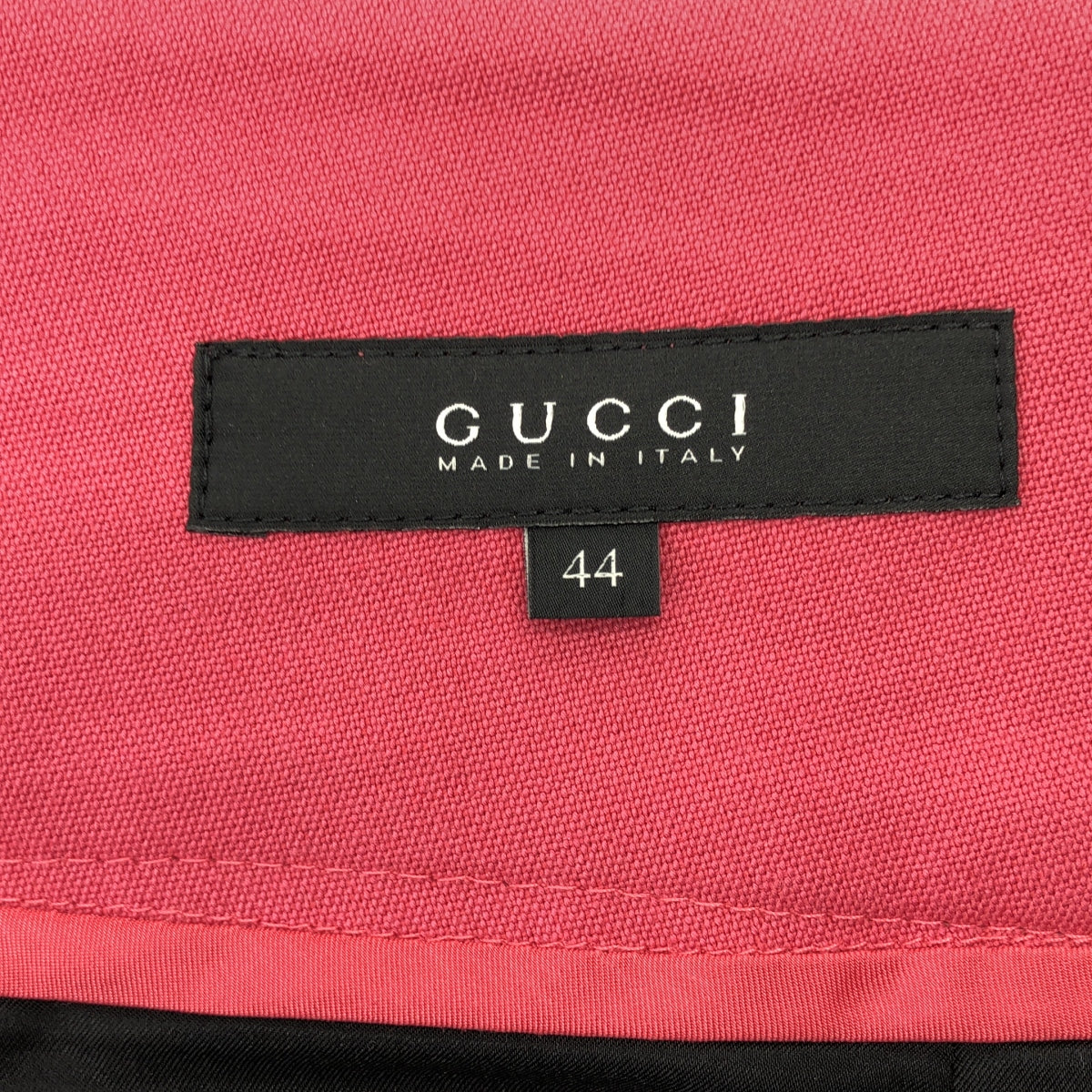 GUCCI / 구찌 | 로고 버튼 더블 포켓 스커트 / 총 안감 | 44 | 여성