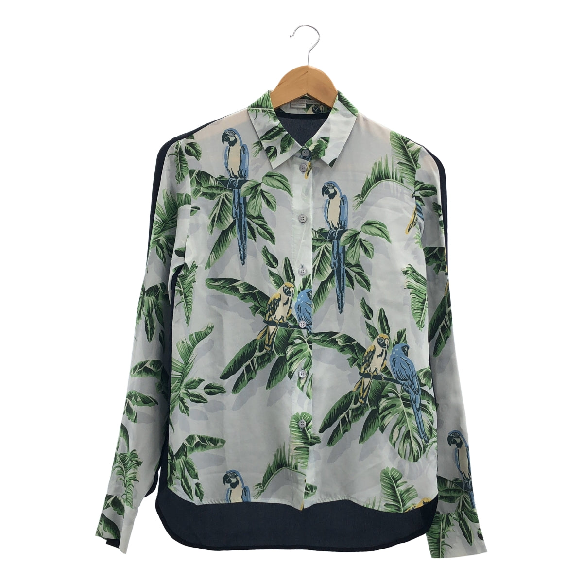 STELLA McCARTNEY | 真絲植物鳥印花襯衫 | 尺寸 36 | 女款