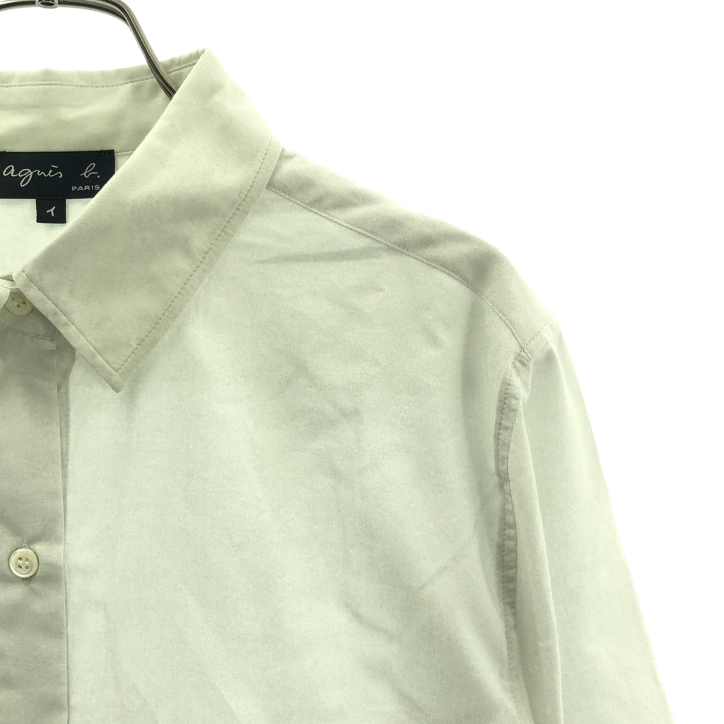Agnes b. / アニエスベー | コットン 転写プリント シャツ | 1 | レディース