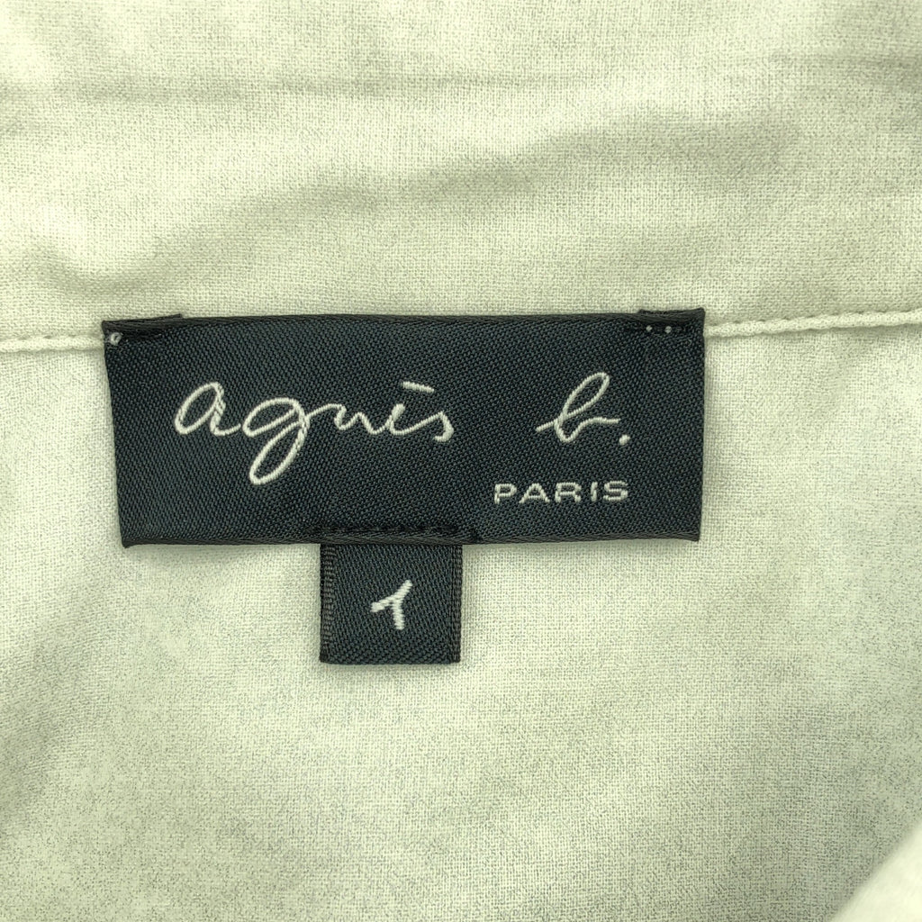 Agnes b. / アニエスベー | コットン 転写プリント シャツ | 1 | レディース