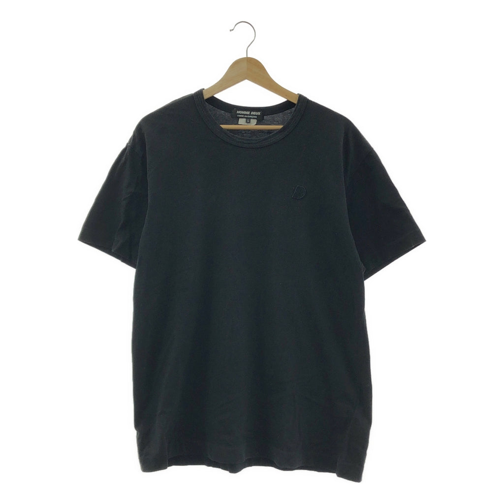 COMME des GARCONS HOMME DEUX / 콤데 갤슨 옴두 | 원포인트 패치 티셔츠 컷소우 |