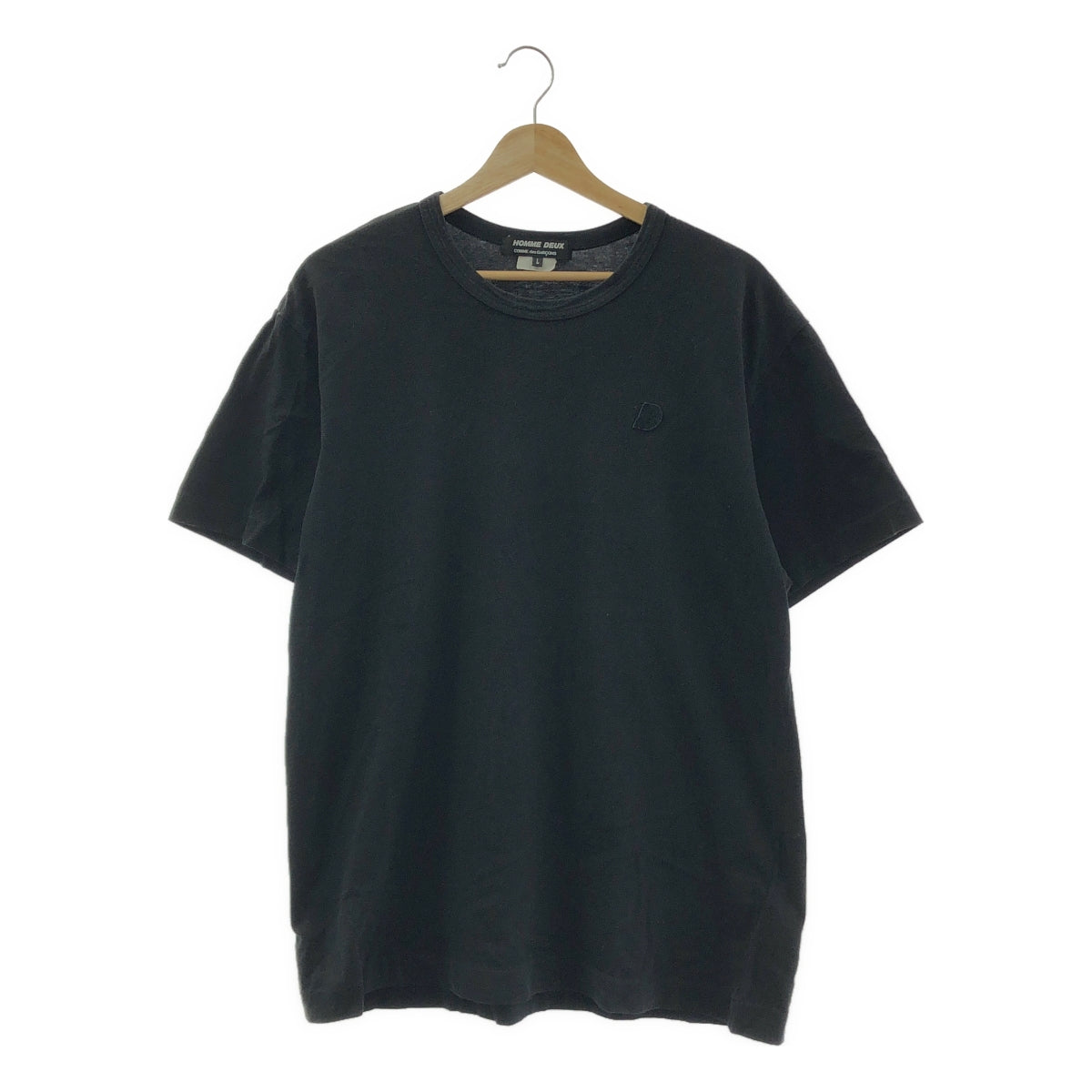 COMME des GARCONS HOMME DEUX / 콤데 갤슨 옴두 | 원포인트 패치 티셔츠 컷소우 |