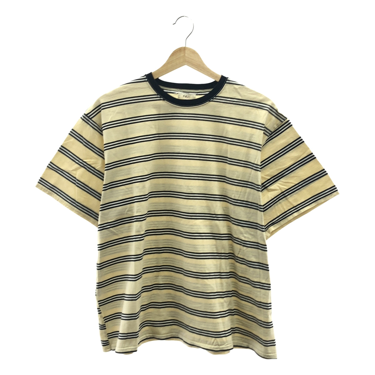 후지 / 후지 | 코튼 테두리 컷소우 | M | 블랙/아이보리 | 남성