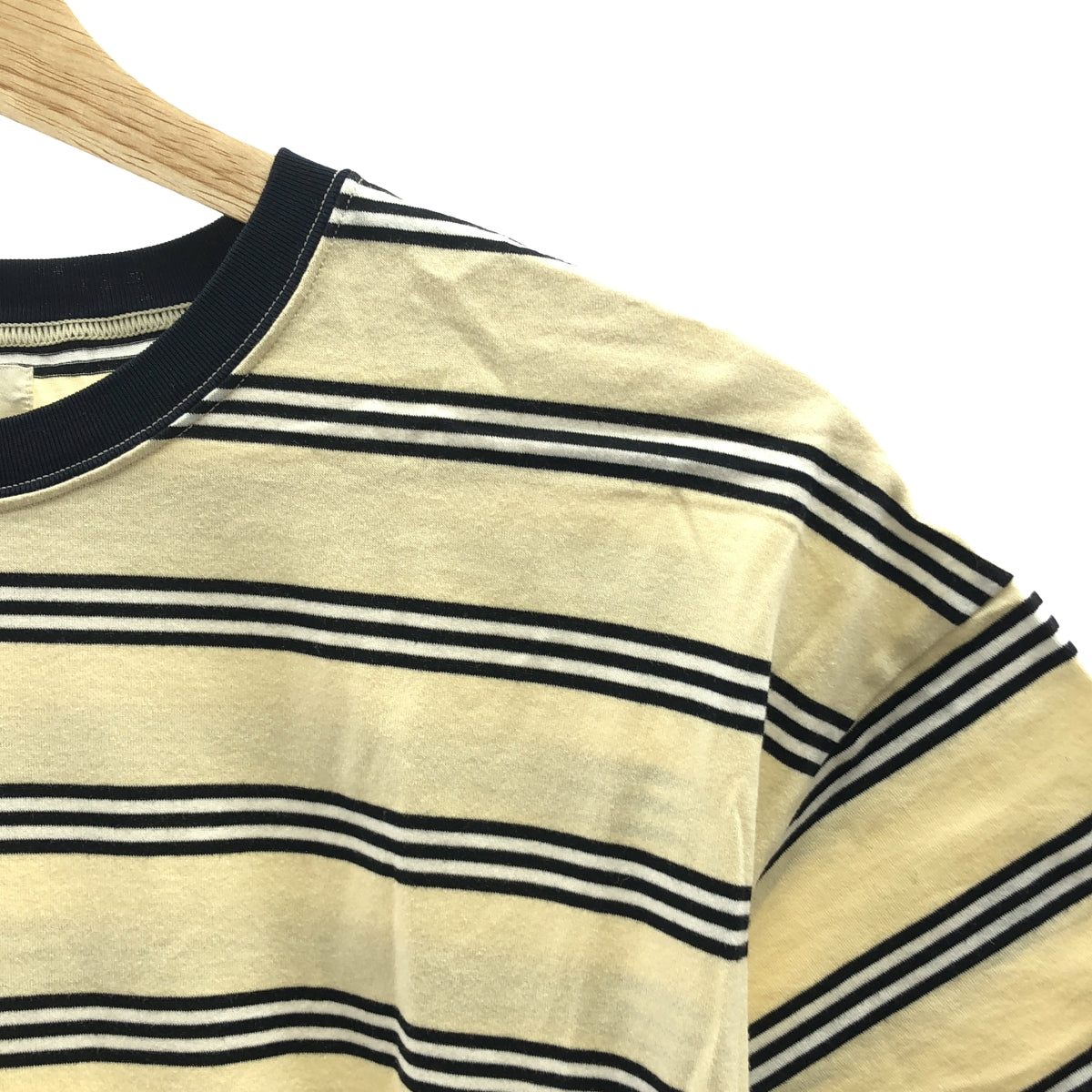 후지 / 후지 | 코튼 테두리 컷소우 | M | 블랙/아이보리 | 남성