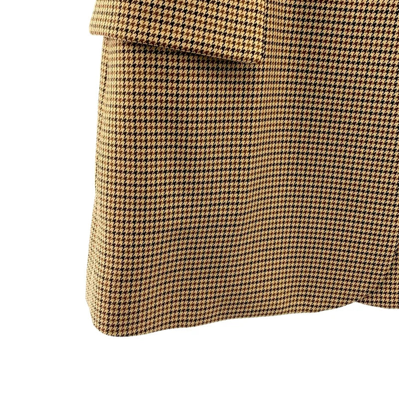 【美品】  BRAHMIN / ブラーミン | 金ボタン ダブルブレスト ジレ ベスト | 38 | ブラウン | レディース