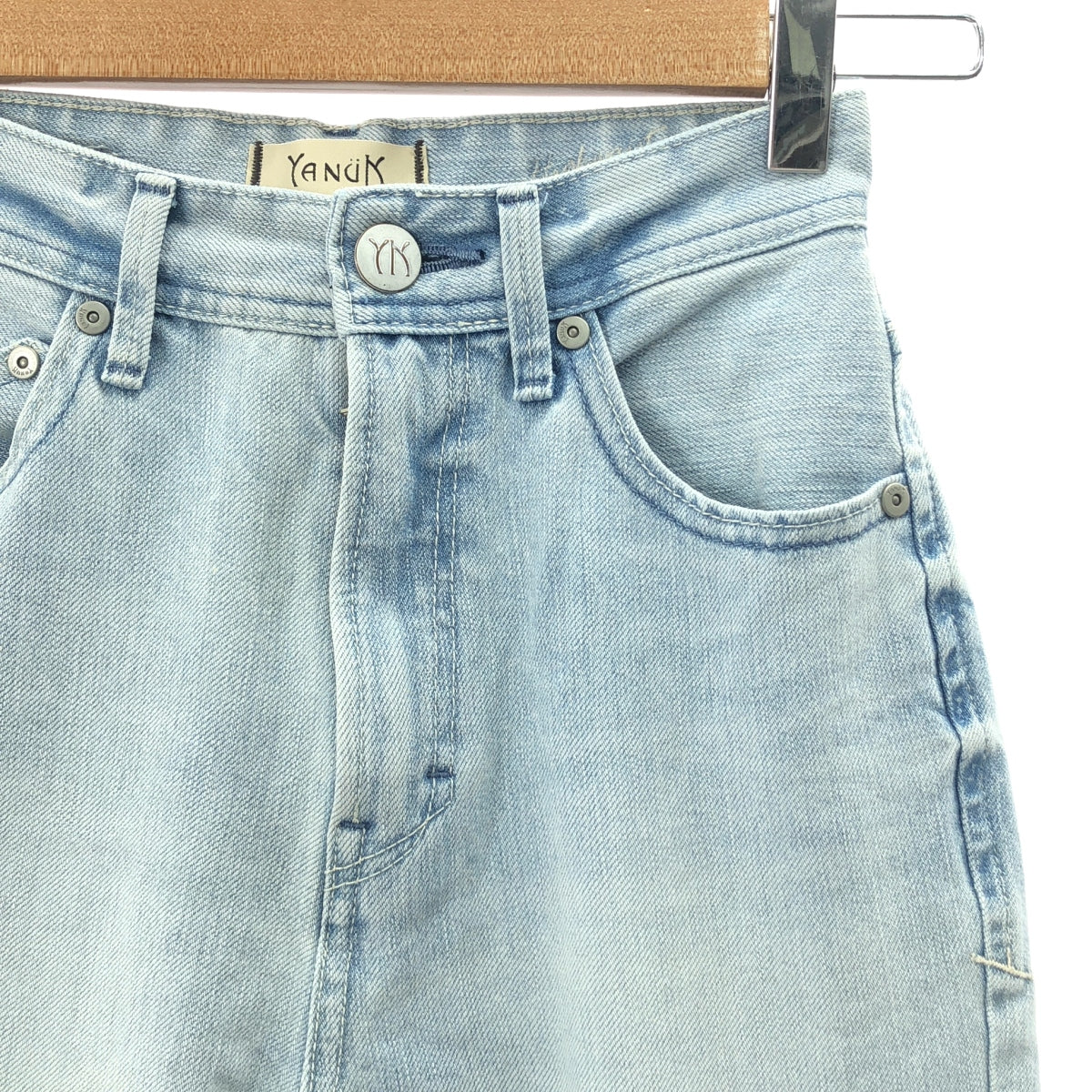 YANUK / ヤヌーク | High Waist RUTH / Slim Tapered  / ハイウエスト スリムテーパード デニムパンツ | 23 | インディゴ | レディース