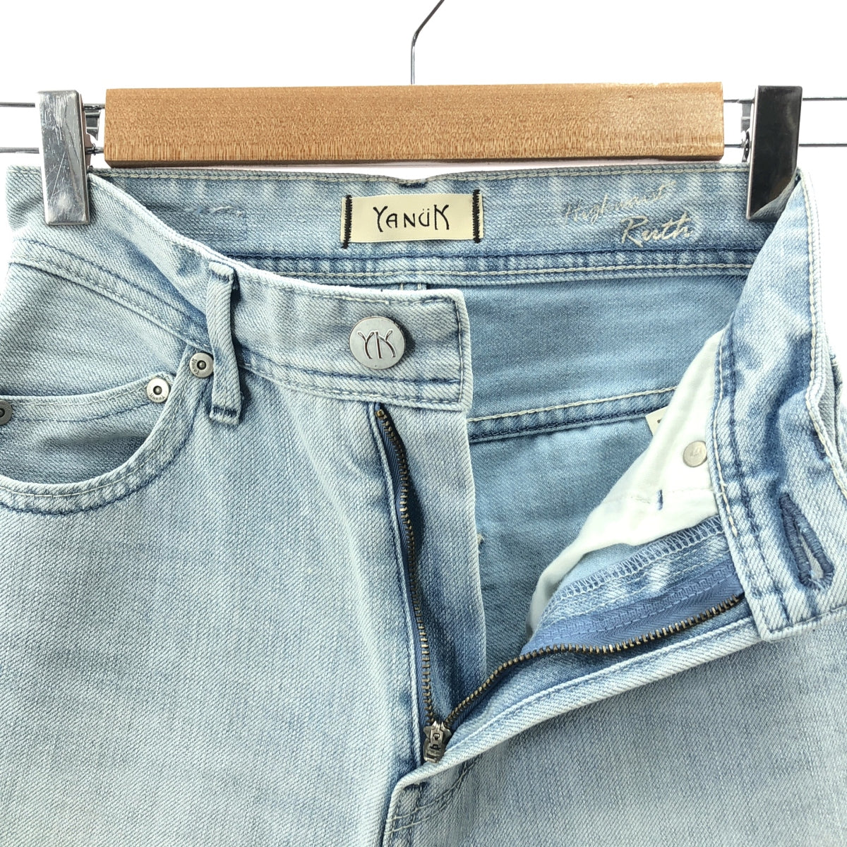 YANUK | 高腰 RUTH 修身錐形牛仔褲 | 23 碼 | 靛藍 | 女款