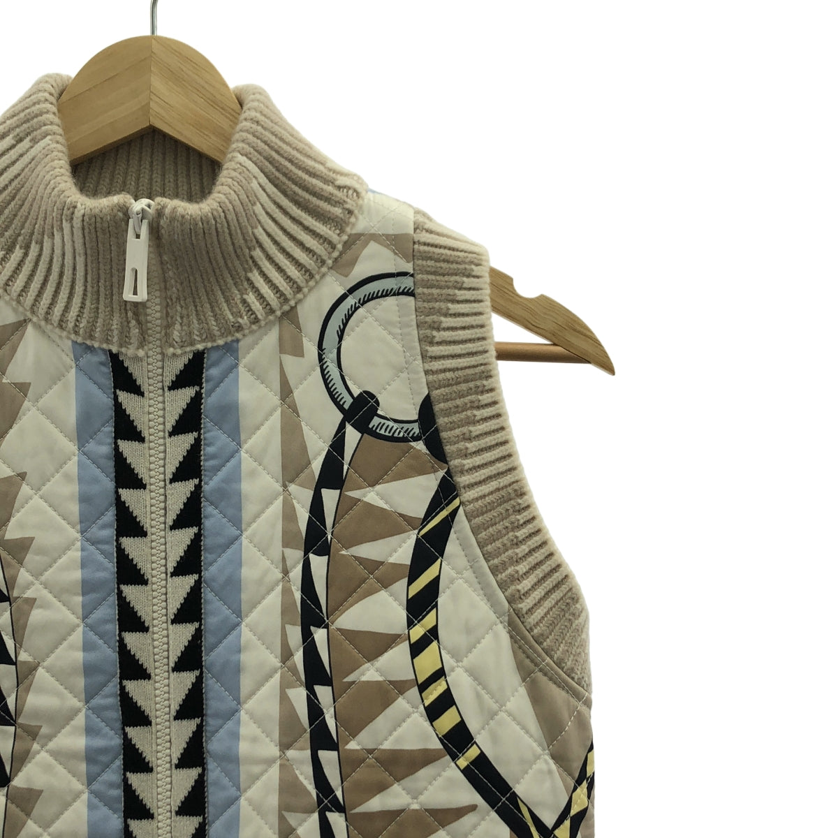 美品】 HERMES / エルメス | ツイルレーヌ スカーフプリント ニット