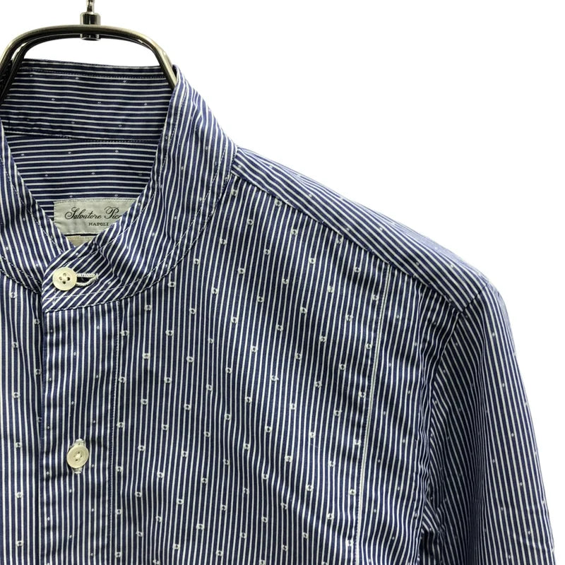 Drawer / 드로어 | Salvatore Piccolo / 스트라이프 밴드 칼라 셔츠 | 40 | 여성