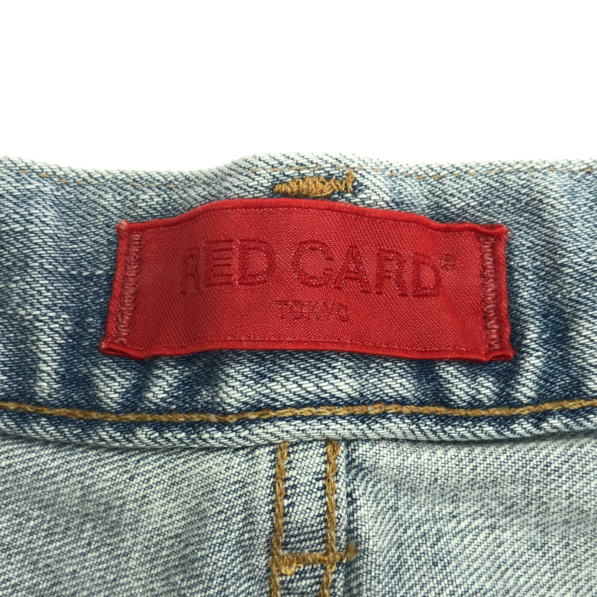【新品】  RED CARD / レッドカード | 2023SS | Spick&Span別注 Kaia カイア ダメージデニムパンツ | 22 | インディゴ | レディース