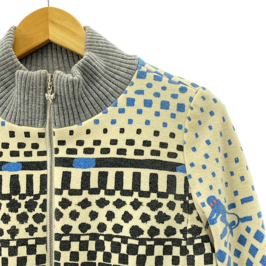 mina perhonen / 미나펠호넨 | sprint 울 총무늬 지퍼 업 재킷 | 36 |