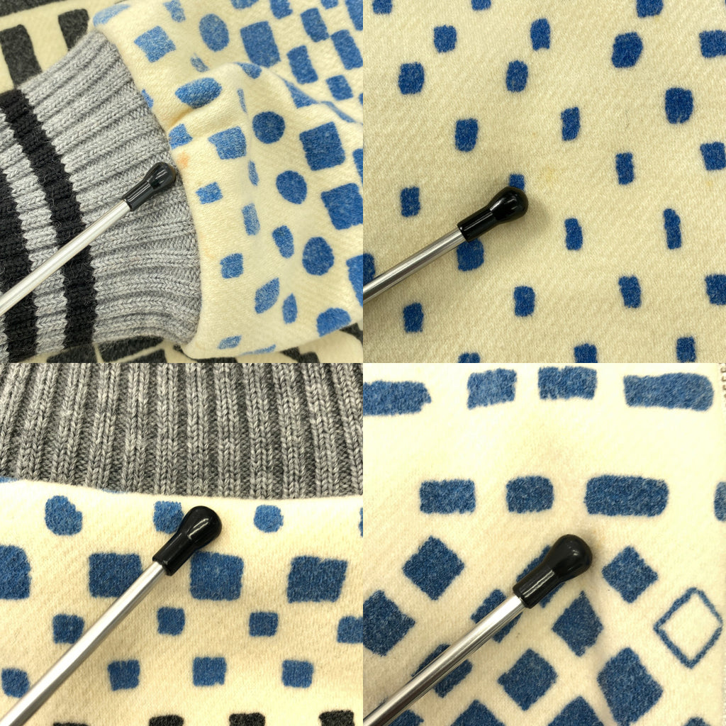 mina perhonen / 미나펠호넨 | sprint 울 총무늬 지퍼 업 재킷 | 36 |