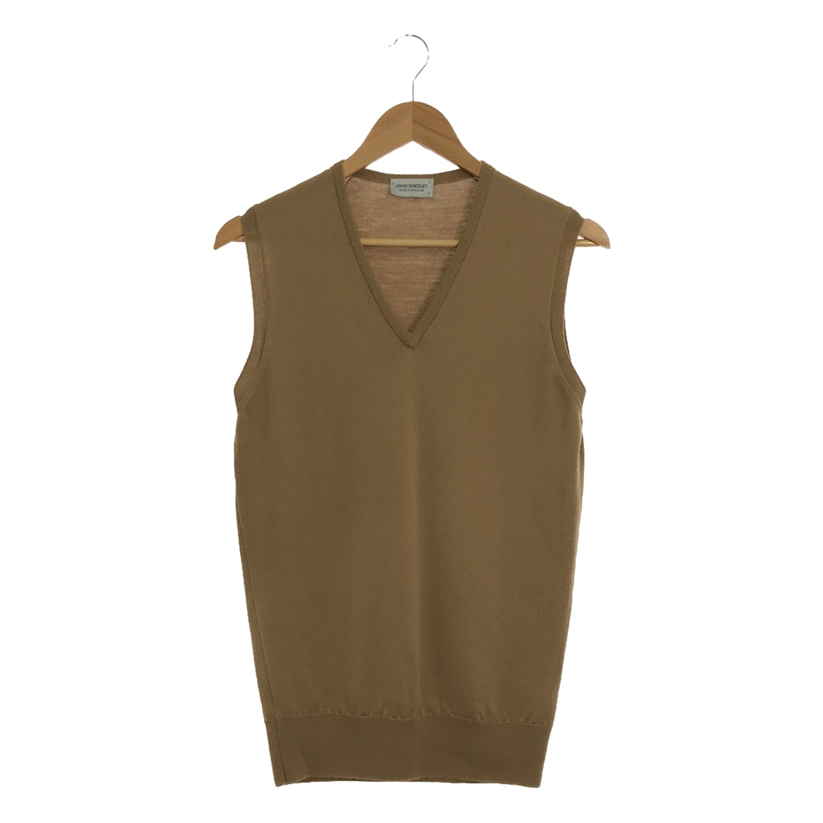 JOHN SMEDLEY / John Smedley | Merino wool knit vest pullover | S | Brown | Men's