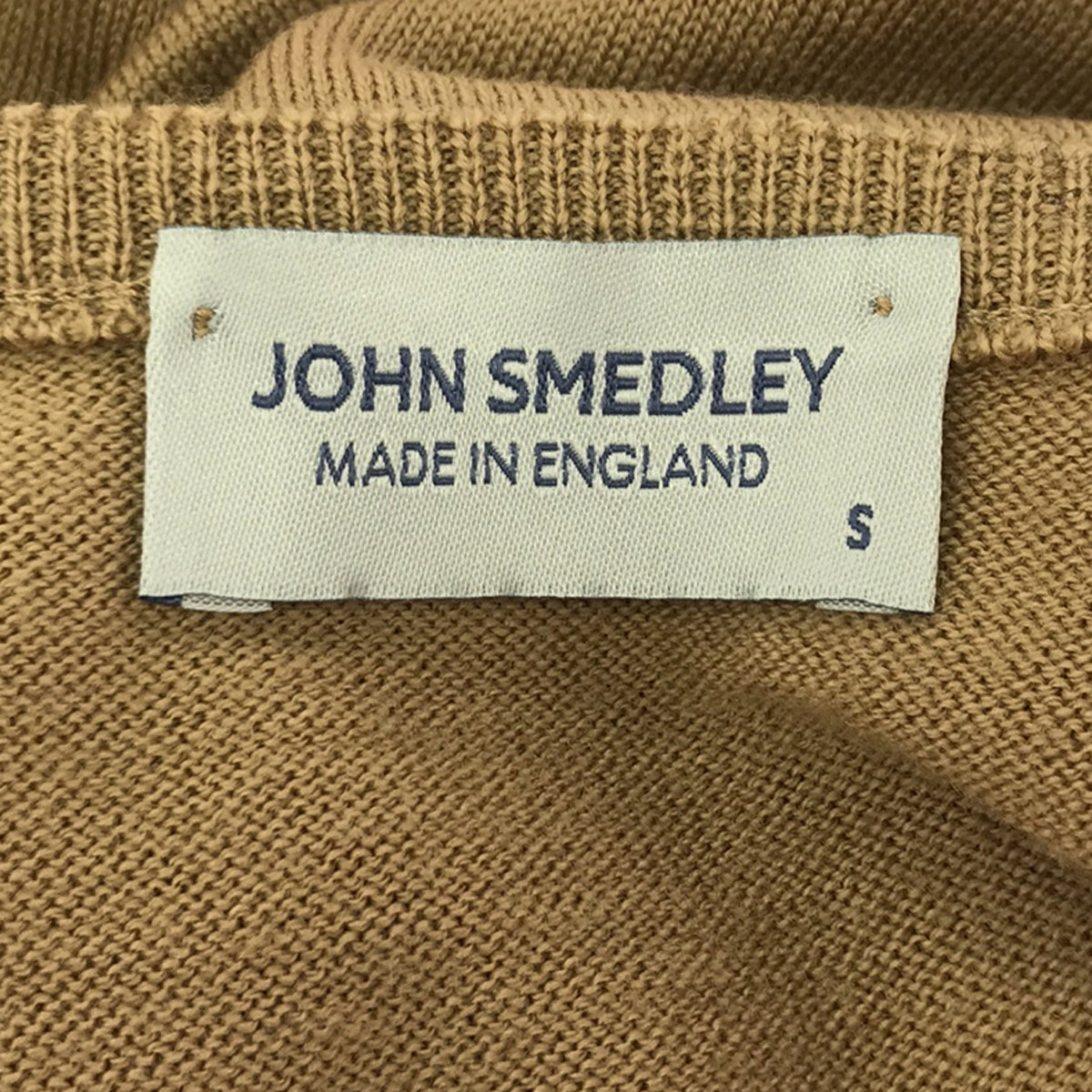 JOHN SMEDLEY / John Smedley | Merino wool knit vest pullover | S | Brown | Men's