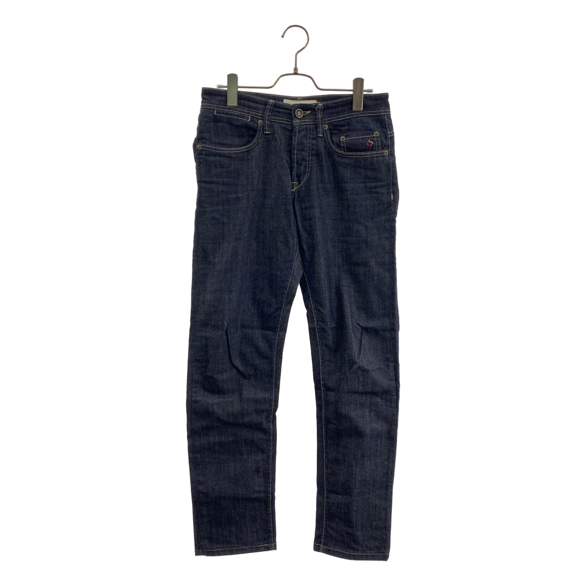 SIVIGLIA / シビリア | ロゴレザーパッチ デニムパンツ | 29 | メンズ