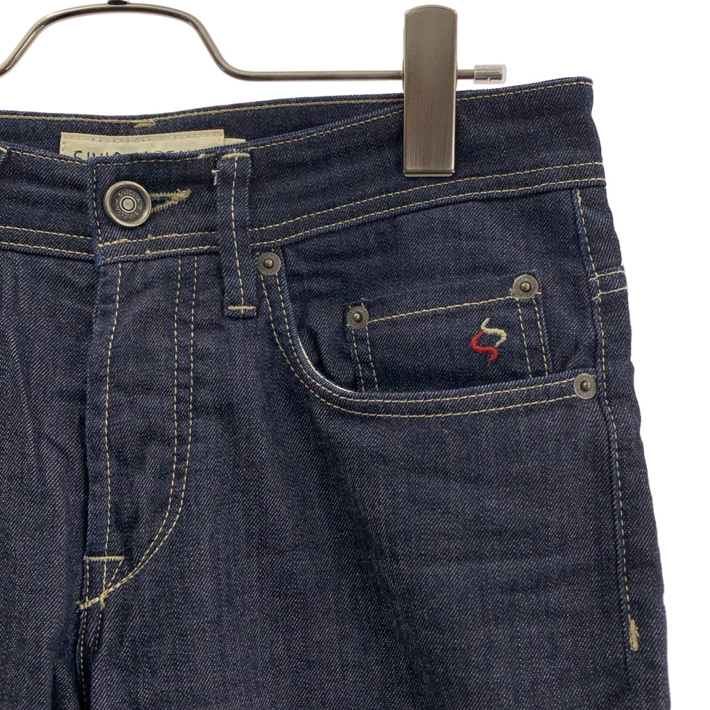 SIVIGLIA / シビリア | ロゴレザーパッチ デニムパンツ | 29 | メンズ