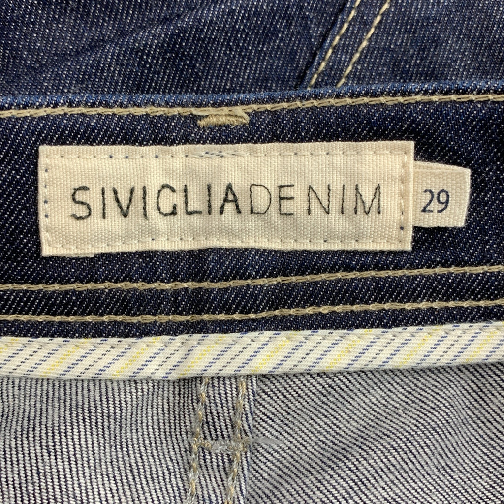 SIVIGLIA / シビリア | ロゴレザーパッチ デニムパンツ | 29 | メンズ