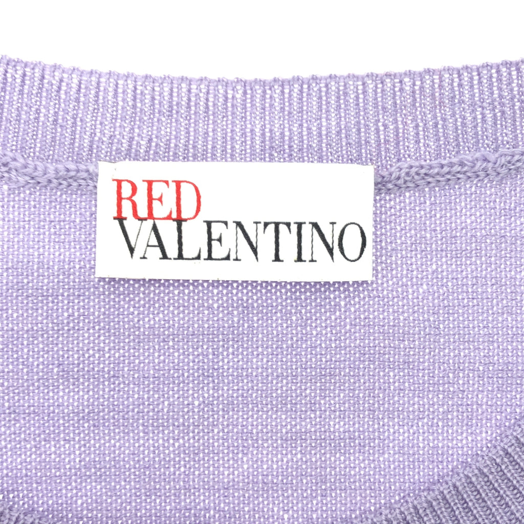 RED VALENTINO | 羊毛多層薄紗對接開襟衫 | XS | 女款