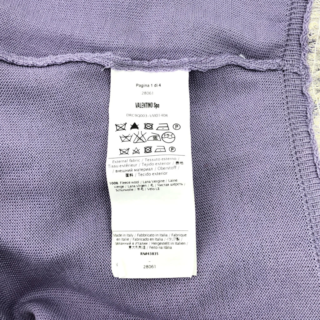 RED VALENTINO | 羊毛多層薄紗對接開襟衫 | XS | 女款