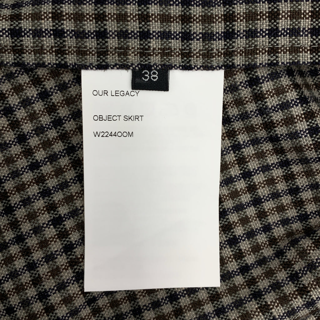 OUR LEGACY / 아워 레거시 | 컷오프 사이드 지퍼 스커트 | 38 |