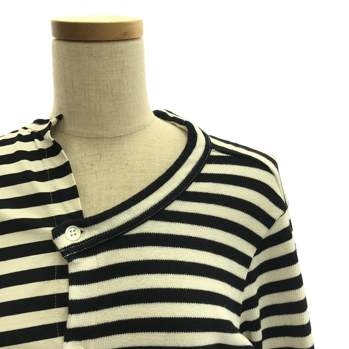 JUNYA WATANABE COMME des GARCONS / Junya Watanabe | 2019SS | Cotton mixed material striped cardigan | S | Women's