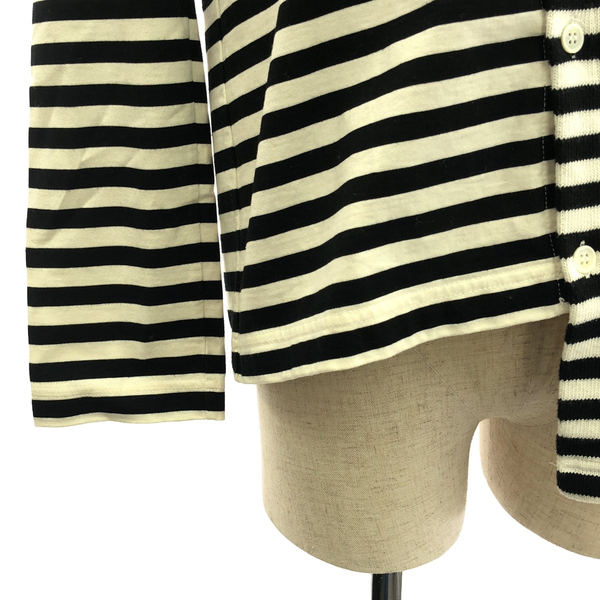 JUNYA WATANABE COMME des GARCONS / Junya Watanabe | 2019SS | Cotton mixed material striped cardigan | S | Women's