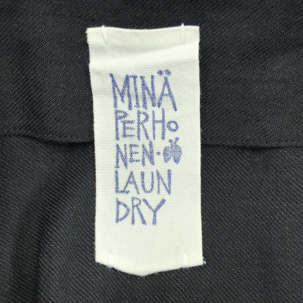 mina perhonen / ミナペルホネン | moon flower / ムーンフラワー  エンブロイダリー ポケット付き ワンピース | 40 | ブラック | レディース