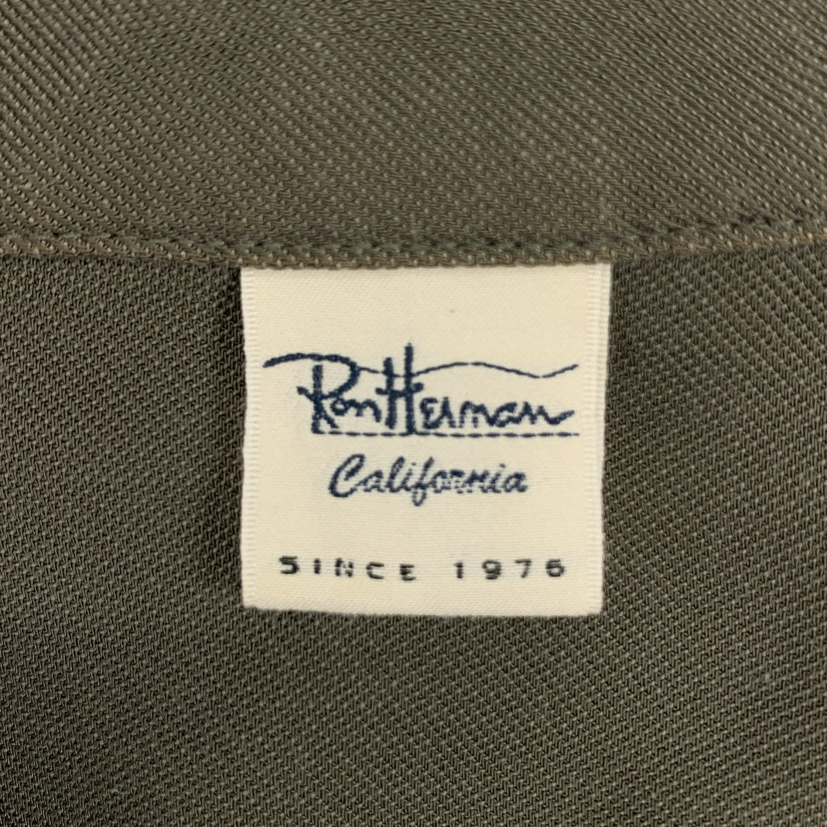 Ron Herman / ロンハーマン | レーヨンコットン M-65 ミリタリージャケット | XS | オリーブ | レディース